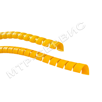 Защитная спираль облегчённая желтая 16-22